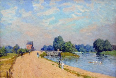 Hampton Court Road von Alfred Sisley