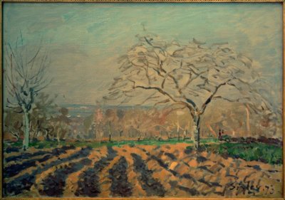 Die Furchen von Alfred Sisley