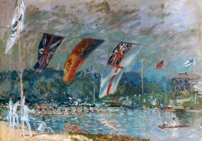 Regatta in Molesey, 1874 von Alfred Sisley