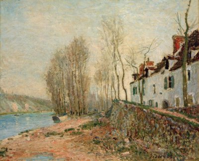 Saint-Mammes, La Croix-blanche von Alfred Sisley