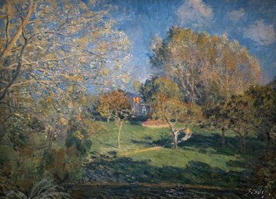 Der Garten von Hoschede von Alfred Sisley