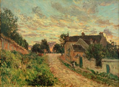 Ein Weg in Louvecienne von Alfred Sisley