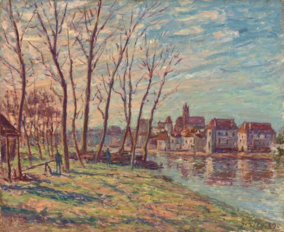 Ansicht von Moret, 1889 von Alfred Sisley