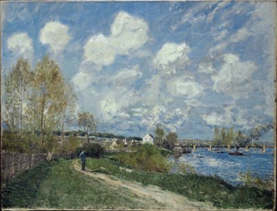 Sommer in Bougival, 1876 von Alfred Sisley