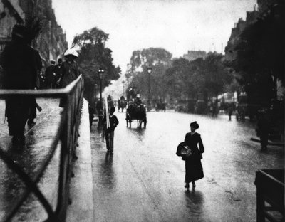Paris, Straßenszene von Alfred Stieglitz