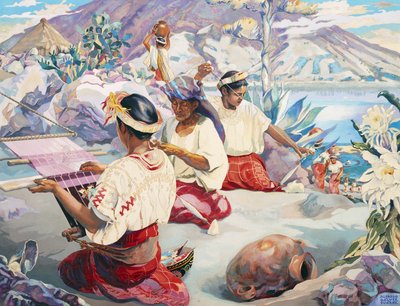 Die Weber von Atitlan von Alfredo Gálvez Suárez