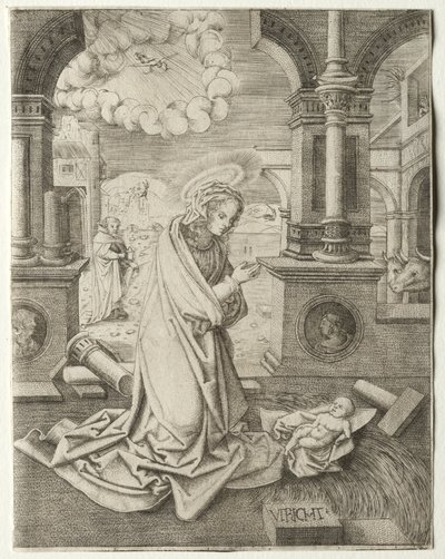 Die Geburt Christi von Allaert Claesz