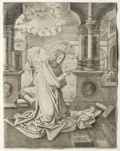 Die Geburt Christi, 1520er Jahre von Allaert Claesz