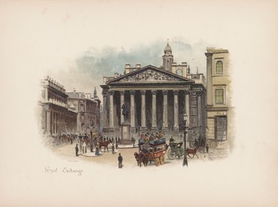 Bekanntes London: Royal Exchange von Allan F. Barraud