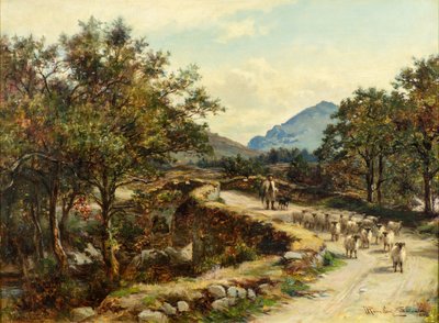 Alte Brücke bei Inverlochy, Glenorchy von Allan Ramsay