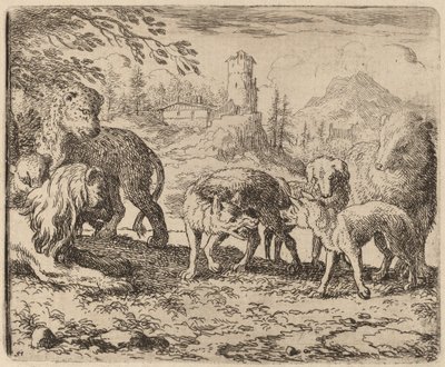 Reynard verurteilt, wahrscheinlich ca. 1645-1656 von Allart van Everdingen