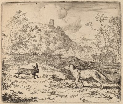 Reineke und der Hase von Allart van Everdingen