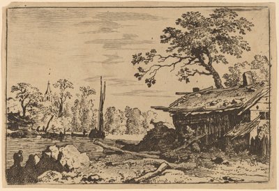 Verfallene Hütte, wahrscheinlich ca. 1645-1656 von Allart van Everdingen