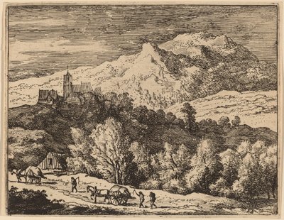 Zwei Karren, wahrscheinlich ca. 1645-1656 von Allart van Everdingen
