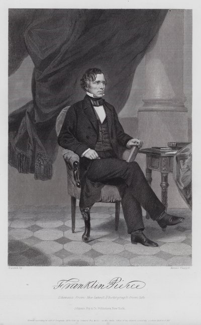 Franklin Pierce von Alonzo (after) Chappel