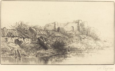 Verlassenes Dorf von Alphonse Legros