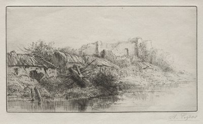 Verlassenes Dorf von Alphonse Legros