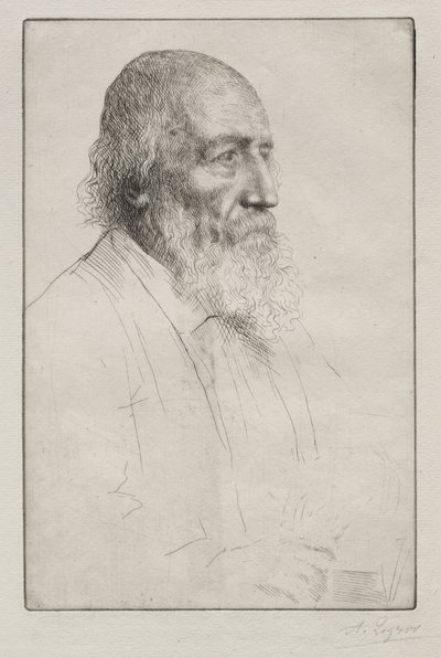 Alfred Lord Tennyson von Alphonse Legros