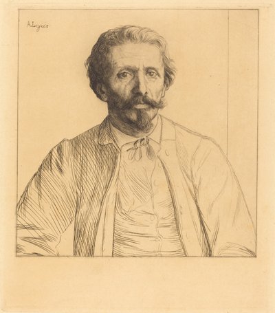 Auguste Delatre von Alphonse Legros