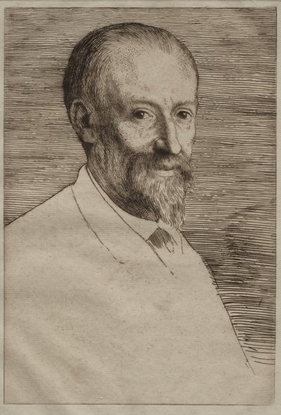 Auguste Poulet-Malassis von Alphonse Legros