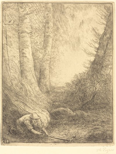 Grasbrennen von Alphonse Legros