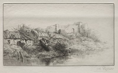 Verlassenes Dorf von Alphonse Legros