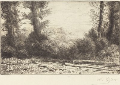 Waldrand (Lisière de bois) von Alphonse Legros