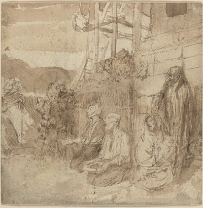 Englische Bettler von Alphonse Legros
