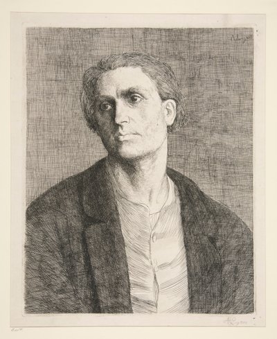 Studie eines Kopfes von Alphonse Legros