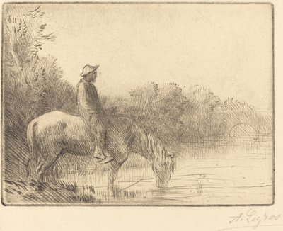 Durchqueren eines Flusses von Alphonse Legros