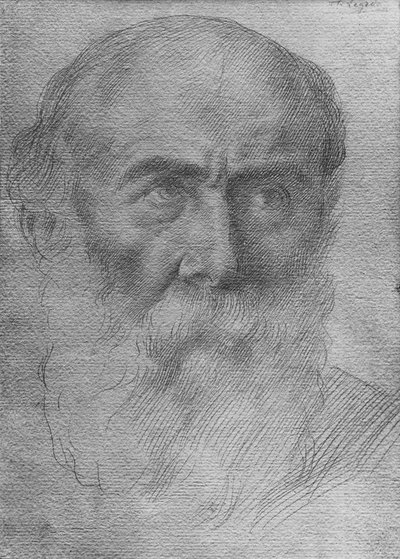 Kopf eines Mannes von Alphonse Legros