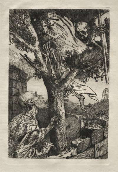 Der Tod im Birnbaum von Alphonse Legros