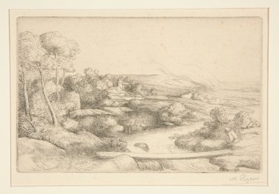 Die Fußgängerbrücke von Alphonse Legros