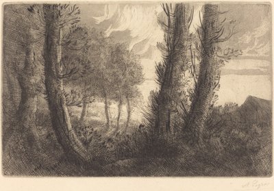 Landschaft von Alphonse Legros