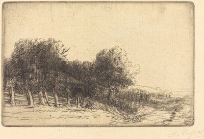 Landschaft von Alphonse Legros