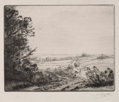 Landschaft von Alphonse Legros