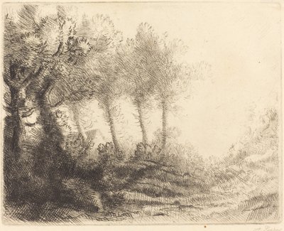Landschaft Paysage von Alphonse Legros
