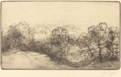 Nahe dem Wald von Alphonse Legros