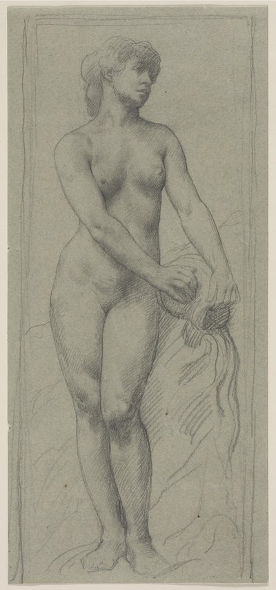 Nackte Frau von Alphonse Legros
