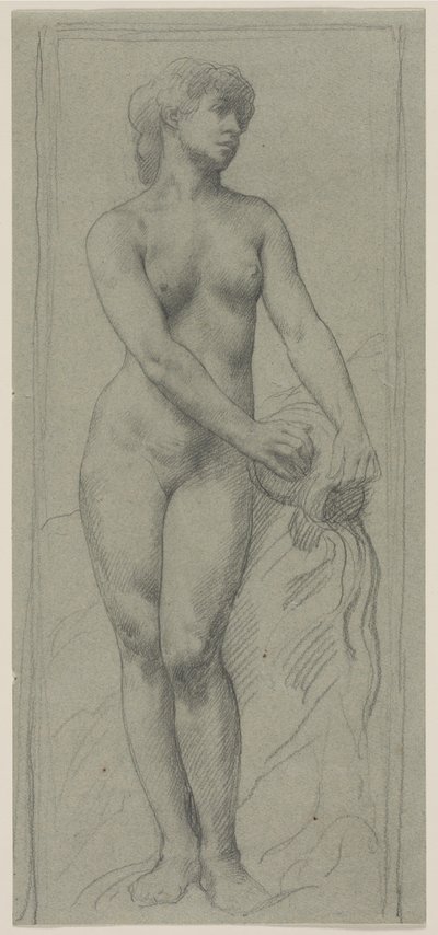 Nackte Frau von Alphonse Legros