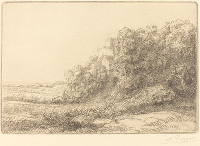 Altes Schloss (Un vieux chateau) von Alphonse Legros