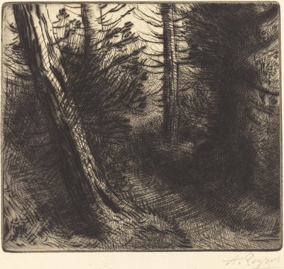 Pfad durch den Wald von Alphonse Legros