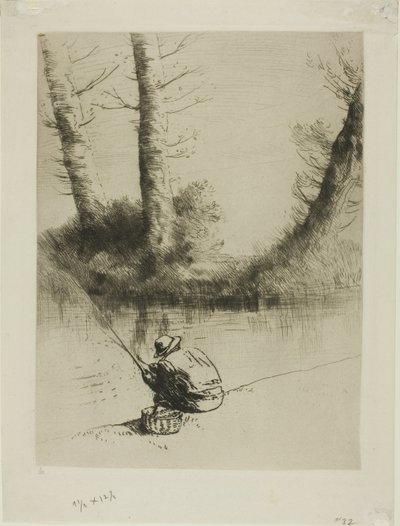 Stangenfischer von Alphonse Legros