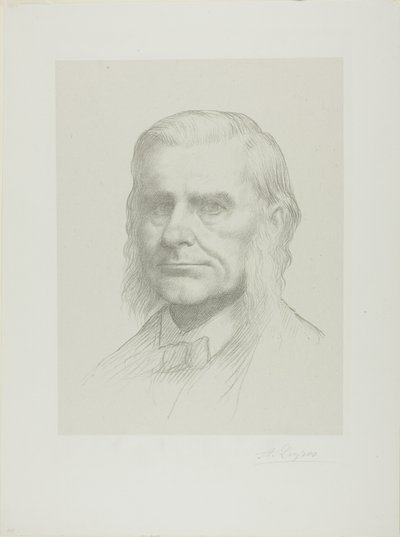 Porträt von Professor Huxley von Alphonse Legros