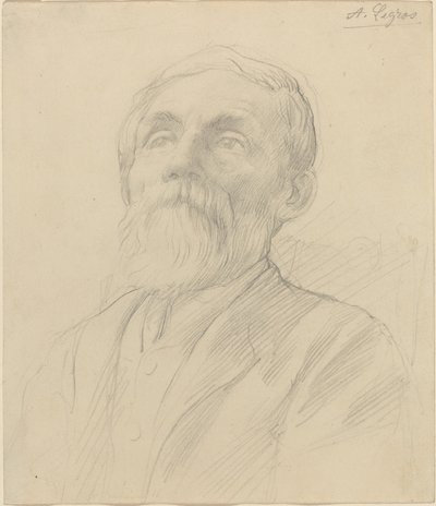 Porträt eines alten Mannes von Alphonse Legros