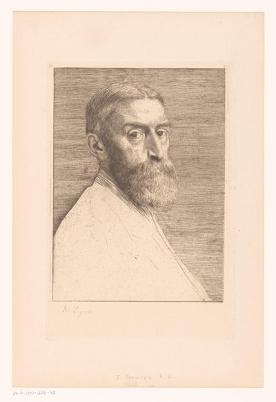 Porträt von Edward Poynter von Alphonse Legros
