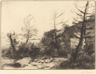 Römische Ruine von Alphonse Legros