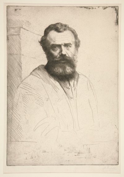 Selbstporträt von Alphonse Legros