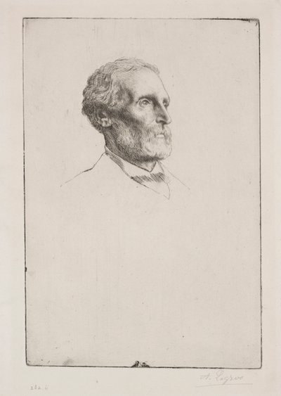 Sir Frederick W. Burton von Alphonse Legros
