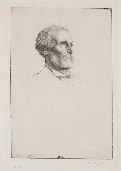 Sir Frederick W. Burton von Alphonse Legros